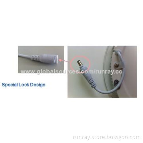 16W Dimmable LED Panel Light, 80-110lm/W, 85-265V AC or 12V DC Voltage, High-brightness